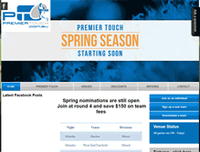 Tablet Screenshot of premiertouch.com.au